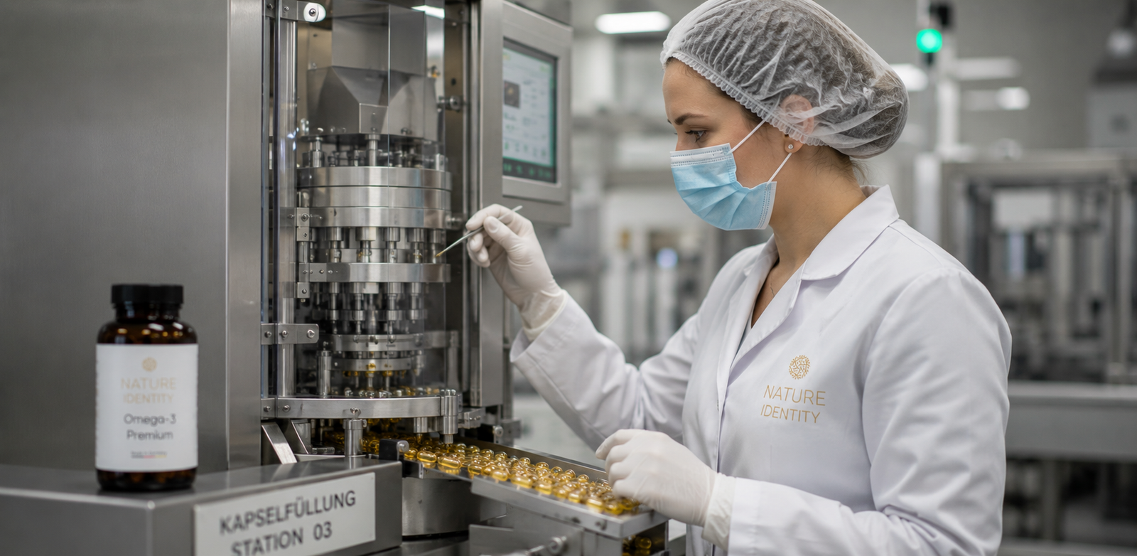 Scientist checking product quality in a laboratory