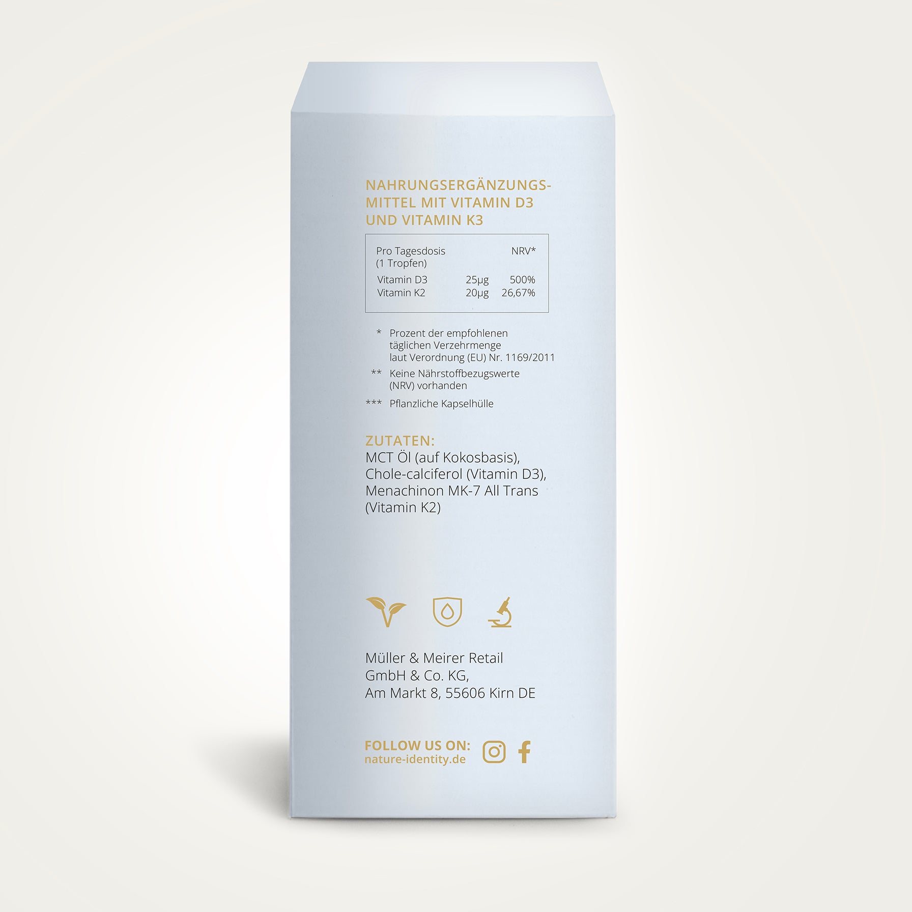 Vitamin D3/K2 1.000 I.E D3, 20mcg K2